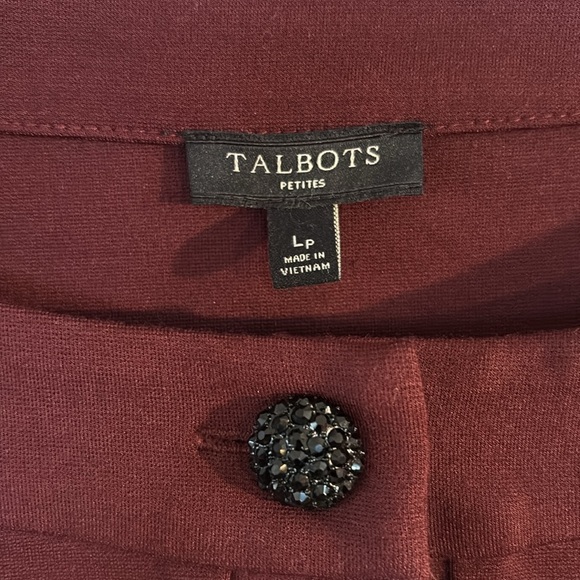 Talbots Maroon Top - Picture 2 of 8